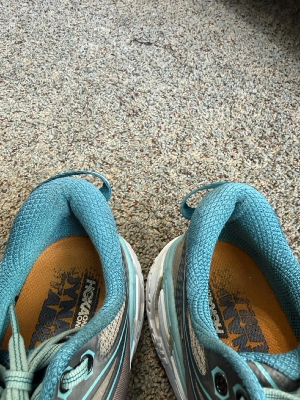 Hoka One One Conquest 3 Womens Running Shoes Gray Athletic Sneakers Size 6.5